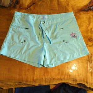 Guy Harvey Aftco Fishing shorts light green